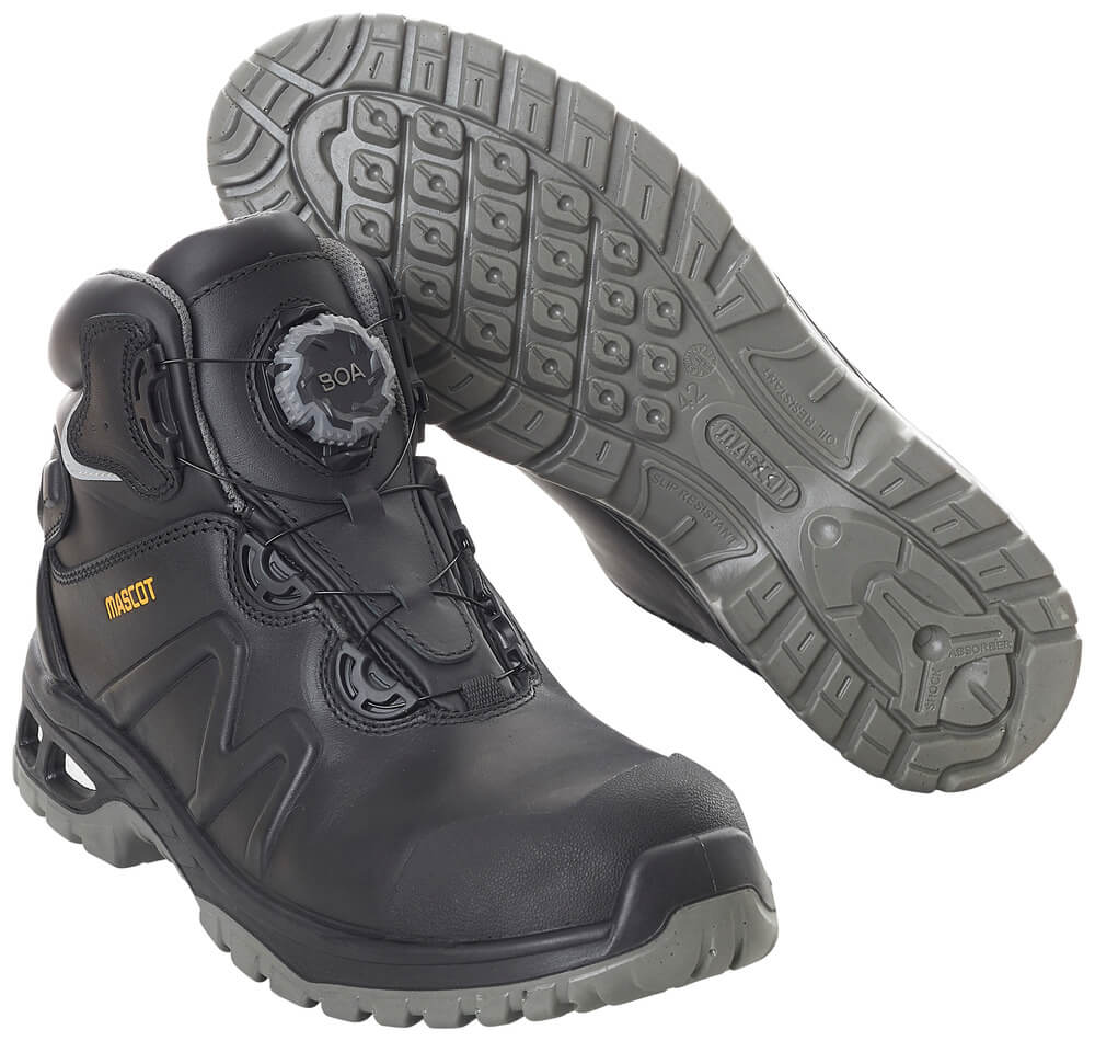 Work boots boa sale lacing system